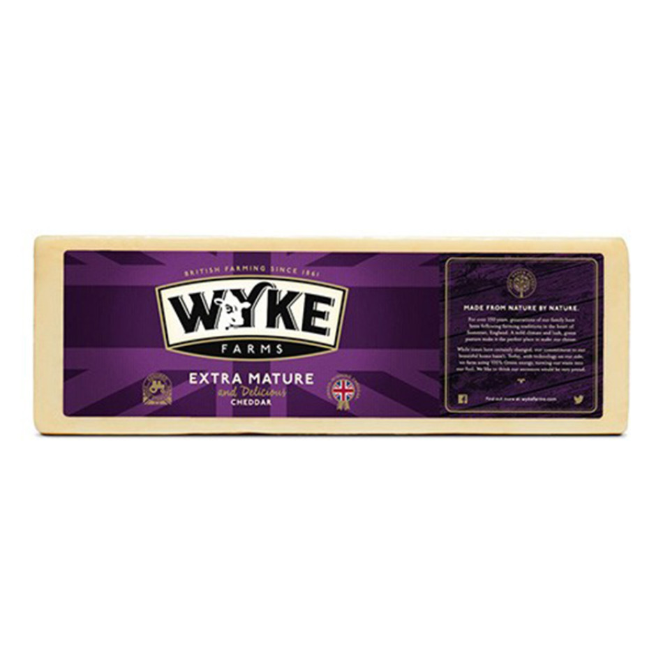 WYKE FARMS Extra Mature Cheddar Approx size 2 2 2 5kg ท บรทชอป