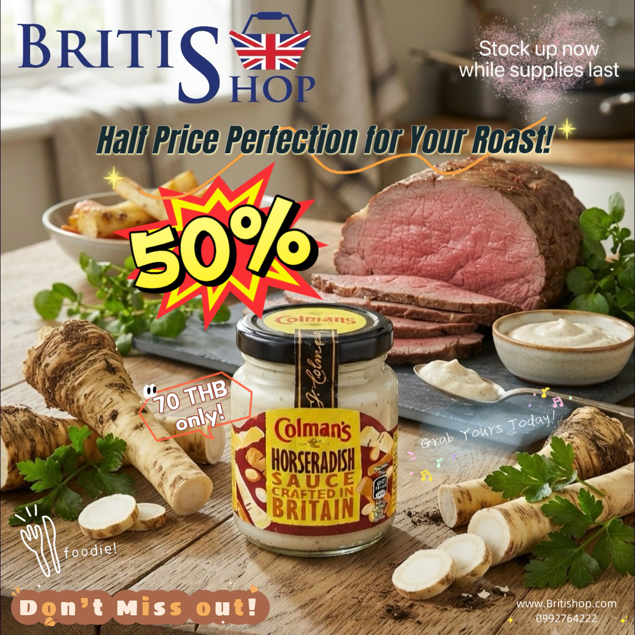 50% Colman’s