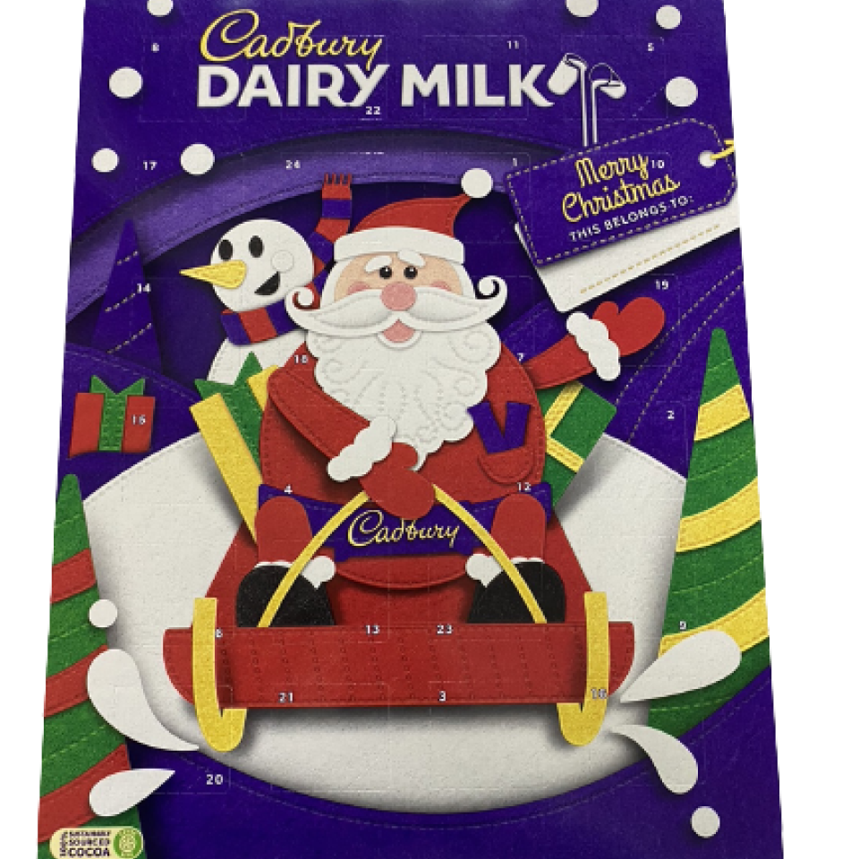 Cadbury Dairy Milk Advent Calendar -90g At BritiShop, Thailand