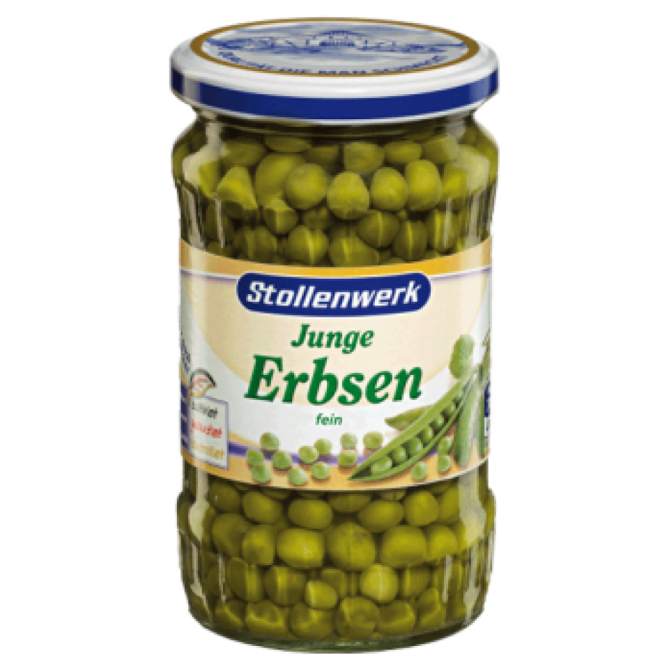 Fine Peas( Junge Erbsen) - 660g at BritiShop, Thailand