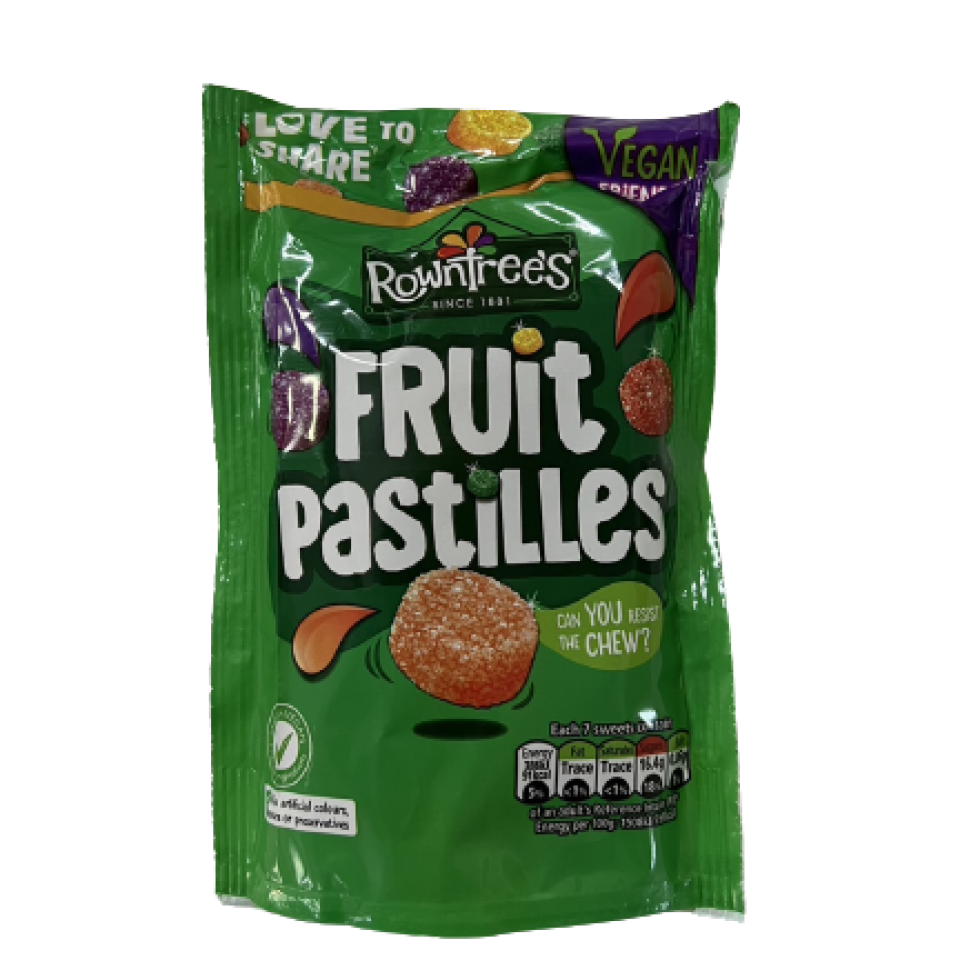 Rowntrees Fruit Pastilles Pouch 143g At BritiShop, Thailand