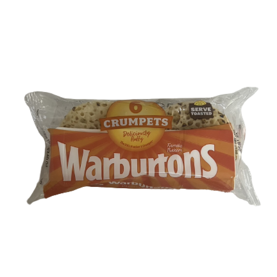 Warburtons Crumpets (6 piece/pack) ที่ บริทิช็อป ประเทศไทย