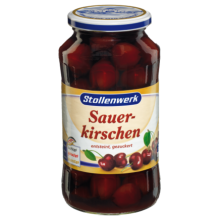12 jars x Sour Cherries (Schattenmorellen) 670g