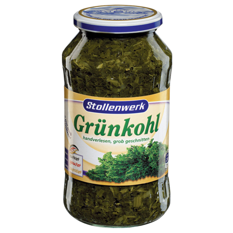 12 jars x GREEN CABBAGE (Grünkohl) 660g - SR