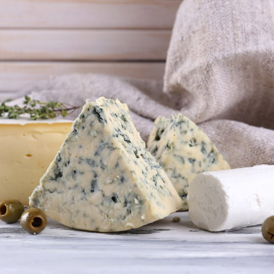 Buy Danish <b>Blue</b> <b>Cheese</b> approx 3 kg online at britishop.com - nationwide del...