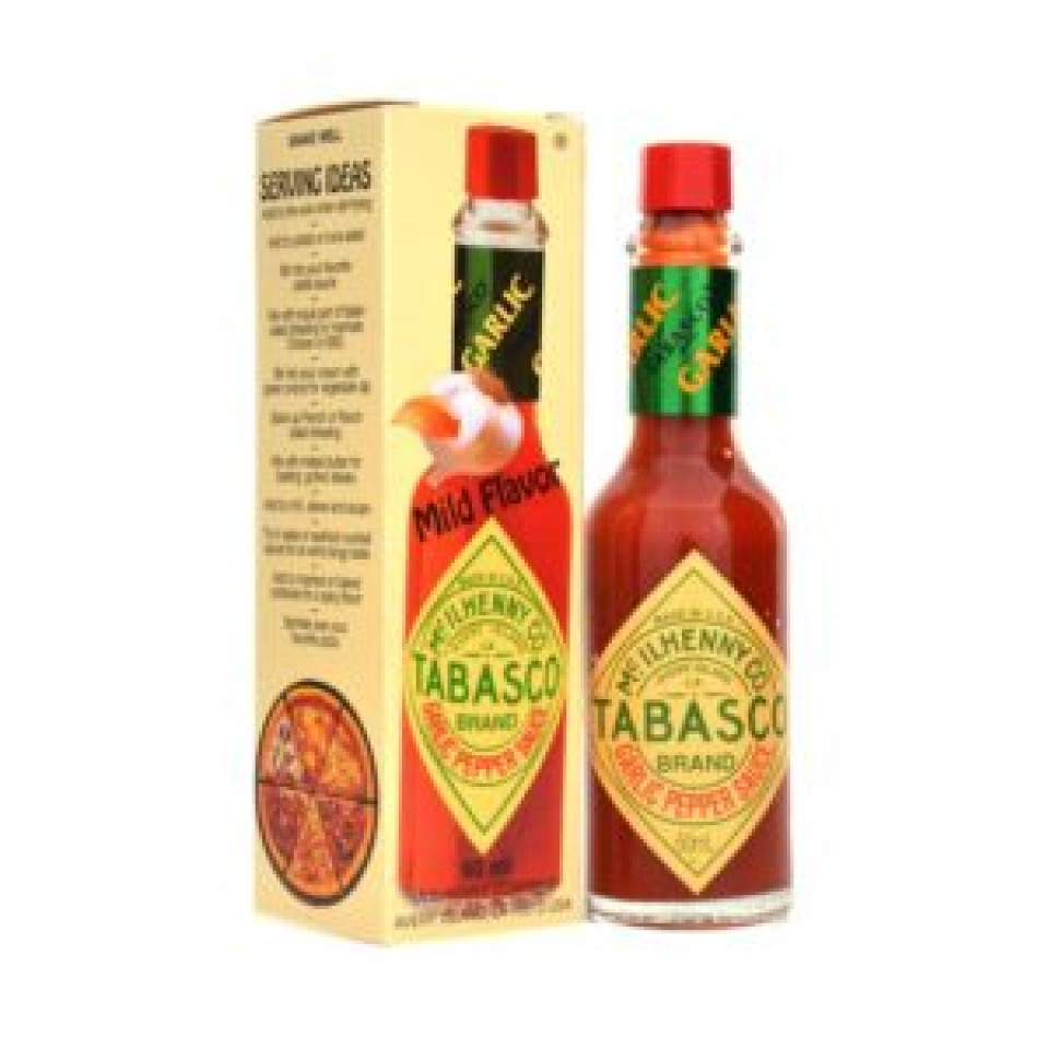 Tabasco Garlic Pepper Mild Sauce 60ml. ที่ บริทิช็อป ประเทศไทย