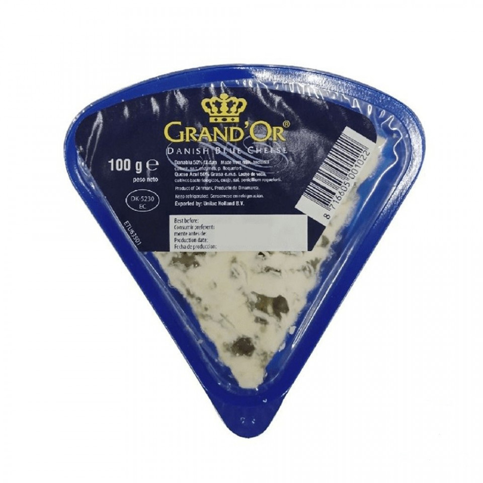 Grand'Or Danish Blue Cheese 100g at BritiShop, Thailand