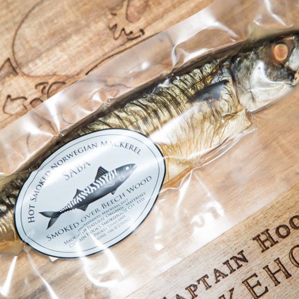 Norwegian Mackerel Hot Smoked Whole at Thailand