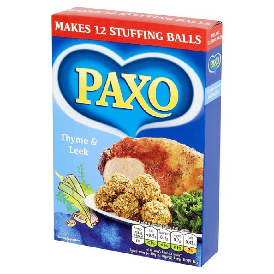Paxo Thyme & Leek Stuffing Mix 170g at Thailand
