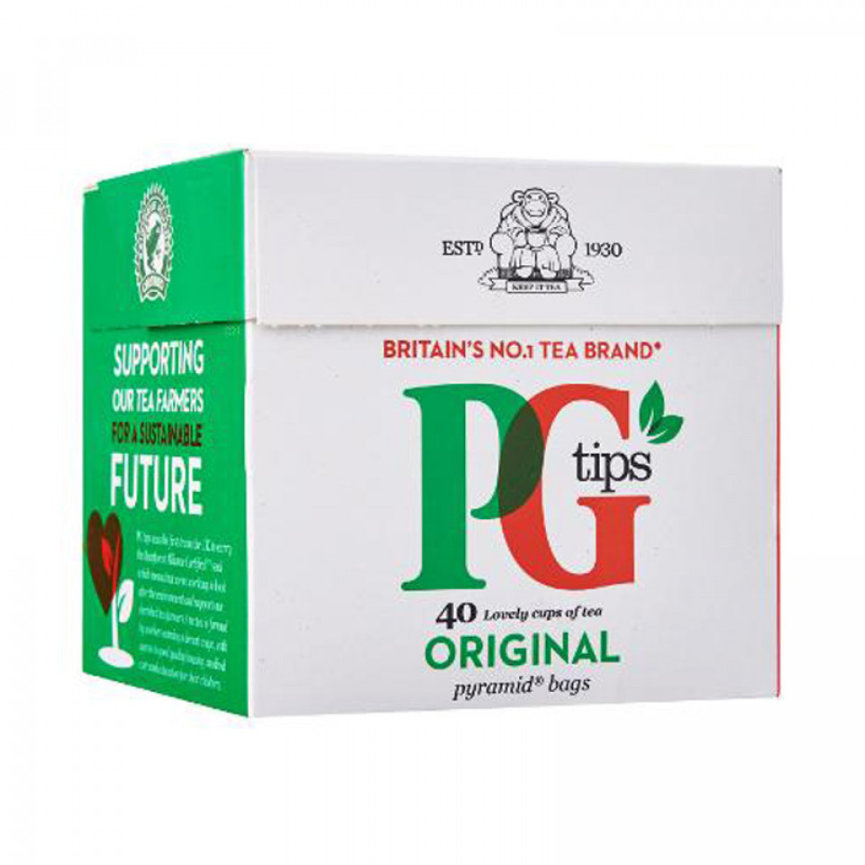 PG Tips 40's - Teabags at BritiShop, Thailand