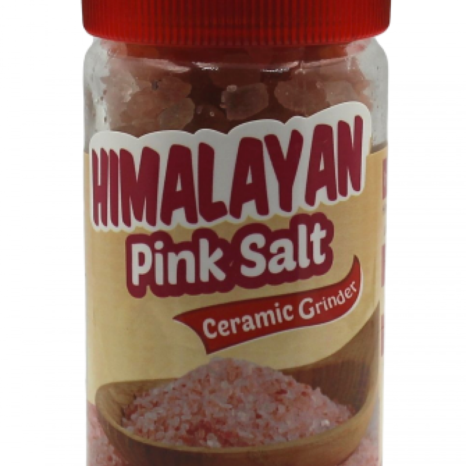 Himalayan Pink Salt Refillable Grinder, 135 Grams At BritiShop, Thailand