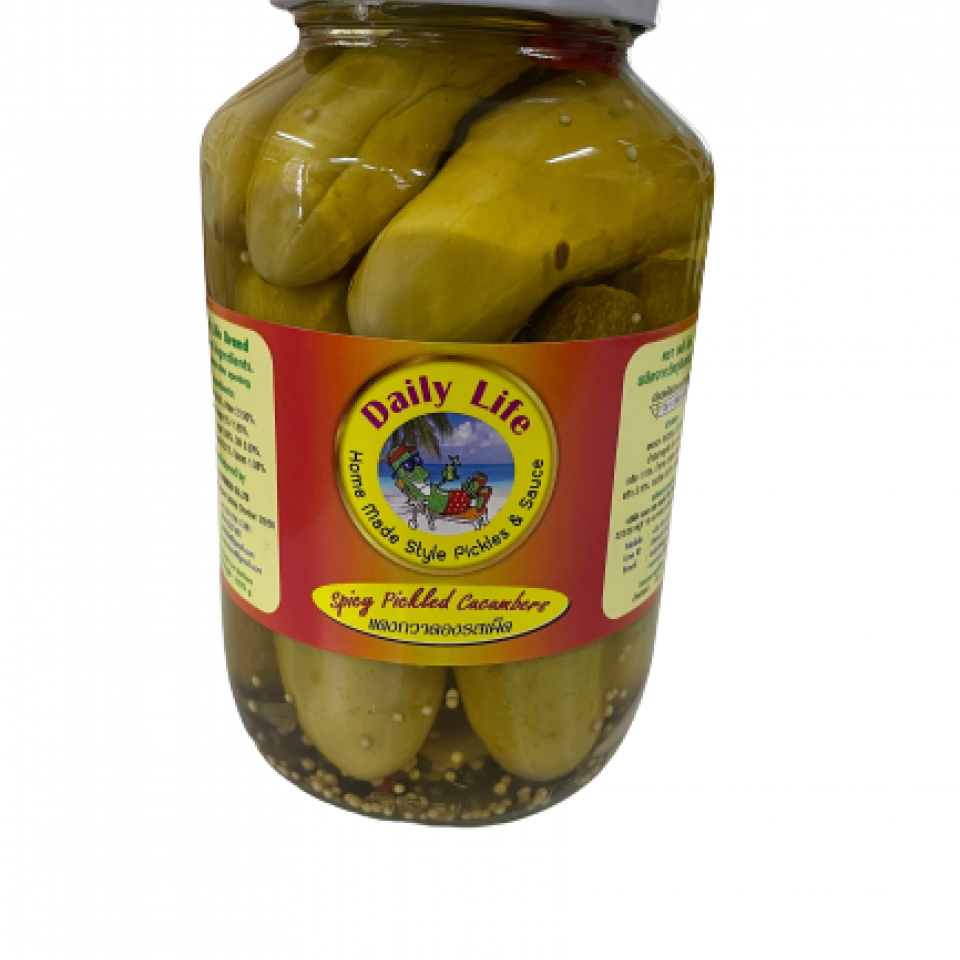 Spicy Pickled Cucumbers (Whole) 1070g at Thailand