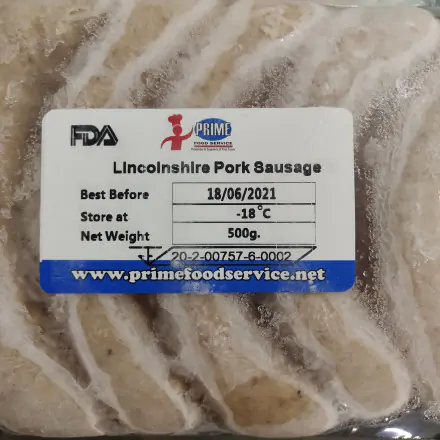 Lincolnshire sausages - 500g