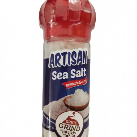 Sea salt grinder, regular, 100 grams