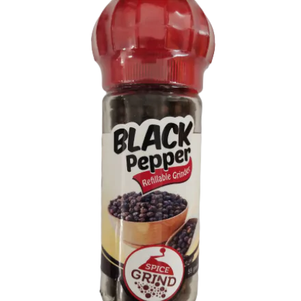 Pepper grinder, black, 55 grams