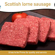 Scottish lorne Sausages (4 - 5 slices, depending on weight)-500g