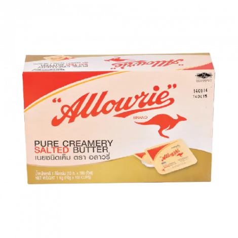 Allowrie Salted Butter 8g Portions. 100 in a pack