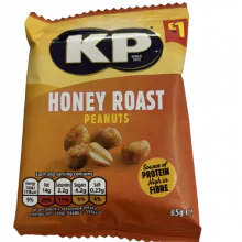 KP honey roast peanuts - 65g.