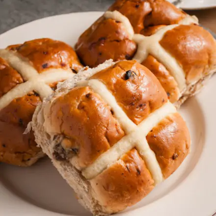 Hot cross bun - 4 packs (Easter Day) - F8