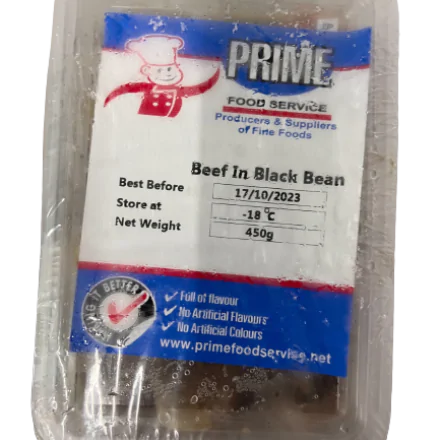 Beef In Black Bean sauce -450g