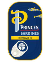 Princes sardines in sunflower oil - 120g