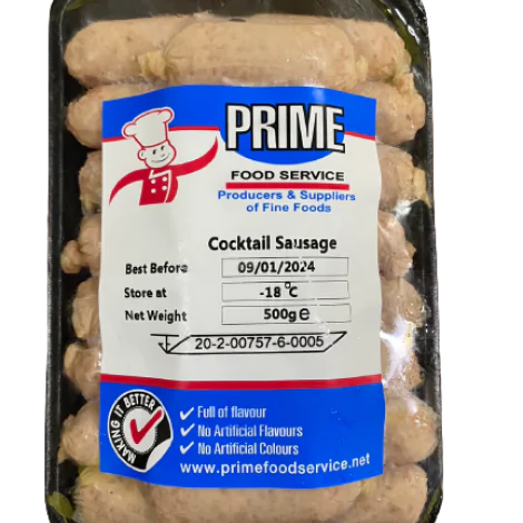 Cocktail Pork Sausages -500g