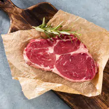 Chilled Australian Grass-fed rib eye Beef-250g