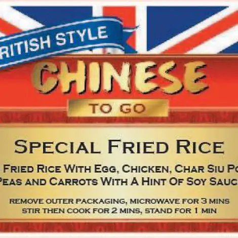 ข้าวผัดสูตรพิเศษ - British Style Chinese To Go