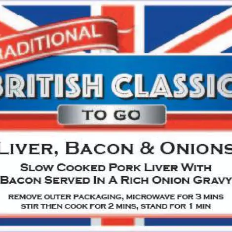 Liver, Bacon & Onions - British Classics To Go
