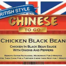 Chicken in Black Bean Sauce - British Style Chinese To Go