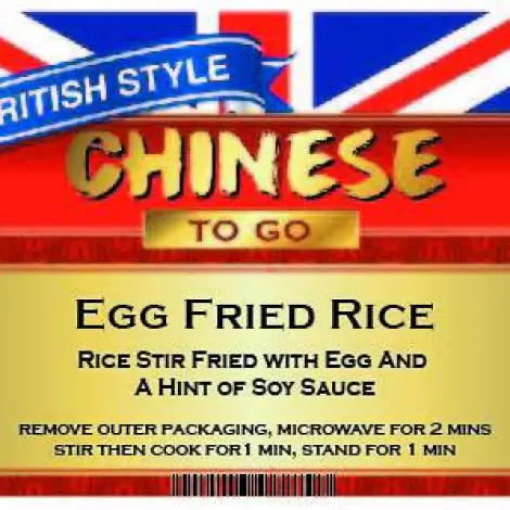 ข้าวผัดไข่ - British Style Chinese To Go