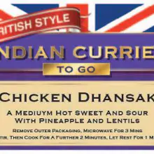 Chicken Dhansak - British Indian Curries To Go