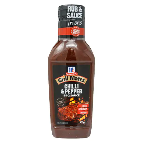 Mc Chilli & Pepper bbq Sauce 500g.