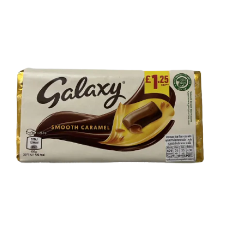 Galaxy Caramel Chocolate Bar 135g 