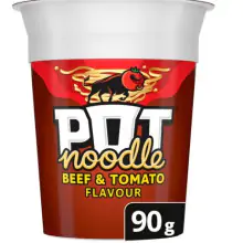 (Short date) Pot Noodle Beef & Tomato - 90g
