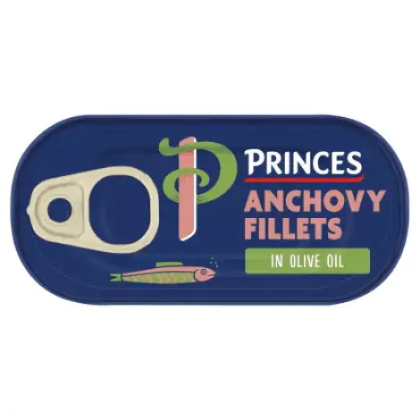 Princes Anchovy Fillets in Olive Oil - 50g