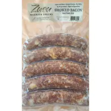 Zusu Smoked Bacon Sausages 500g