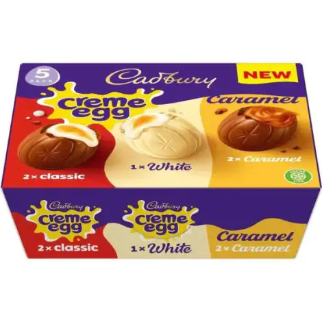 Cadbury Mixed Creme Egg 5 Pack 5x39g