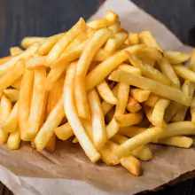 French fries straight cut 1 kg.