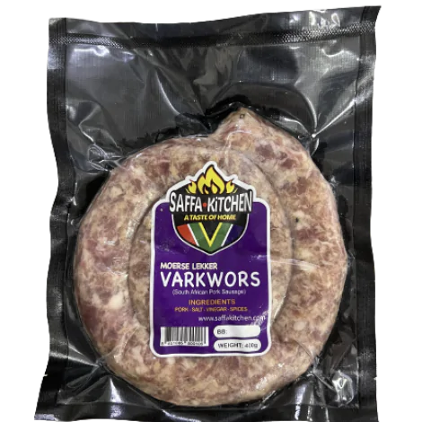 South African Pork Sausage - SAFFA KITCHEN  - 400g