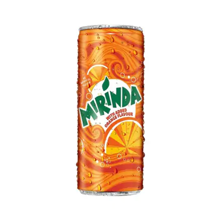 Mirinda Orange Soft Drink 245 ml - cans
