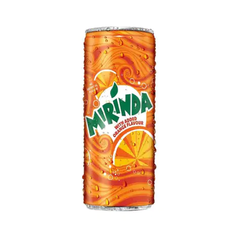 Mirinda Orange Soft Drink 245 ml - cans