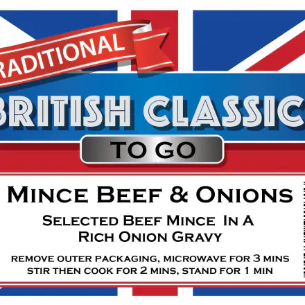 Mince Beef & Onions - British Classics To Go