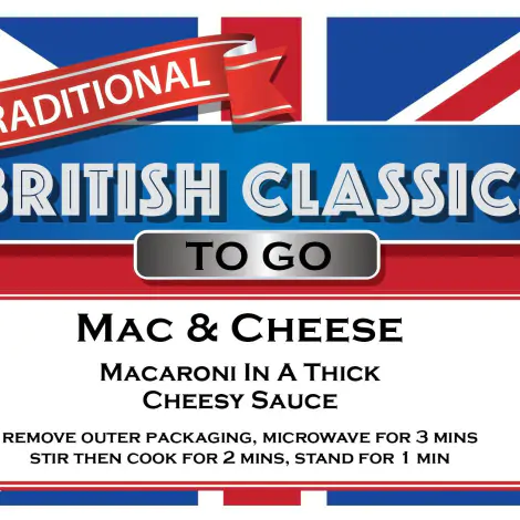 มักกะโรนีและชีส - British Classics To Go  F2