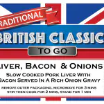 ผัดตับ เบคอน และหอมใหญ่ - British Classics To Go F2