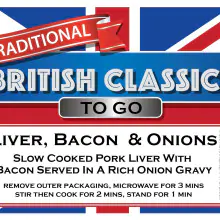 ผัดตับ เบคอน และหอมใหญ่ - British Classics To Go F2
