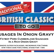 ไส้กรอกในน้ำเกรวี่หอมใหญ่ - British Classics To Go F2/F11