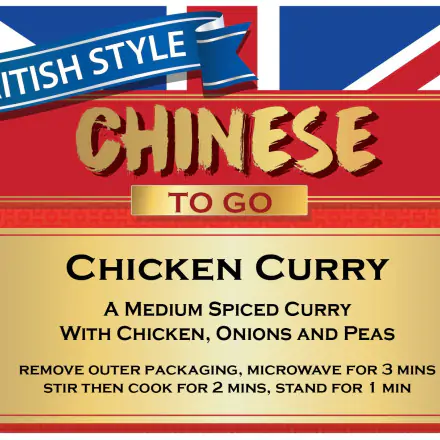 แกงกะหรี่ไก่สไตล์จีน - British Style Chinese To Go  F6