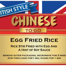 ข้าวผัดไข่ - British Style Chinese To Go  F6