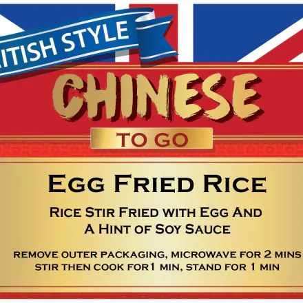 ข้าวผัดไข่ - British Style Chinese To Go  F6
